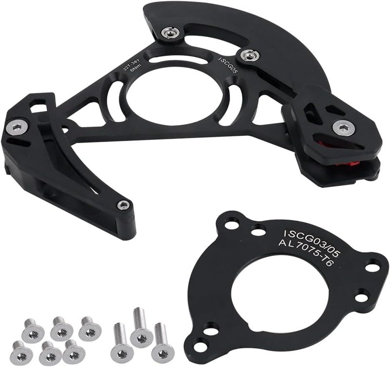 BESNIN Chain Guide ISCG-05 Mountain Bike Chain Guide Bike MTB Chain Guide for 1x System Black or Purple - Image 1